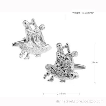 Cuff Links & Tie Clips Manufacturer Custom Copper Mens Cufflinks For Shirt